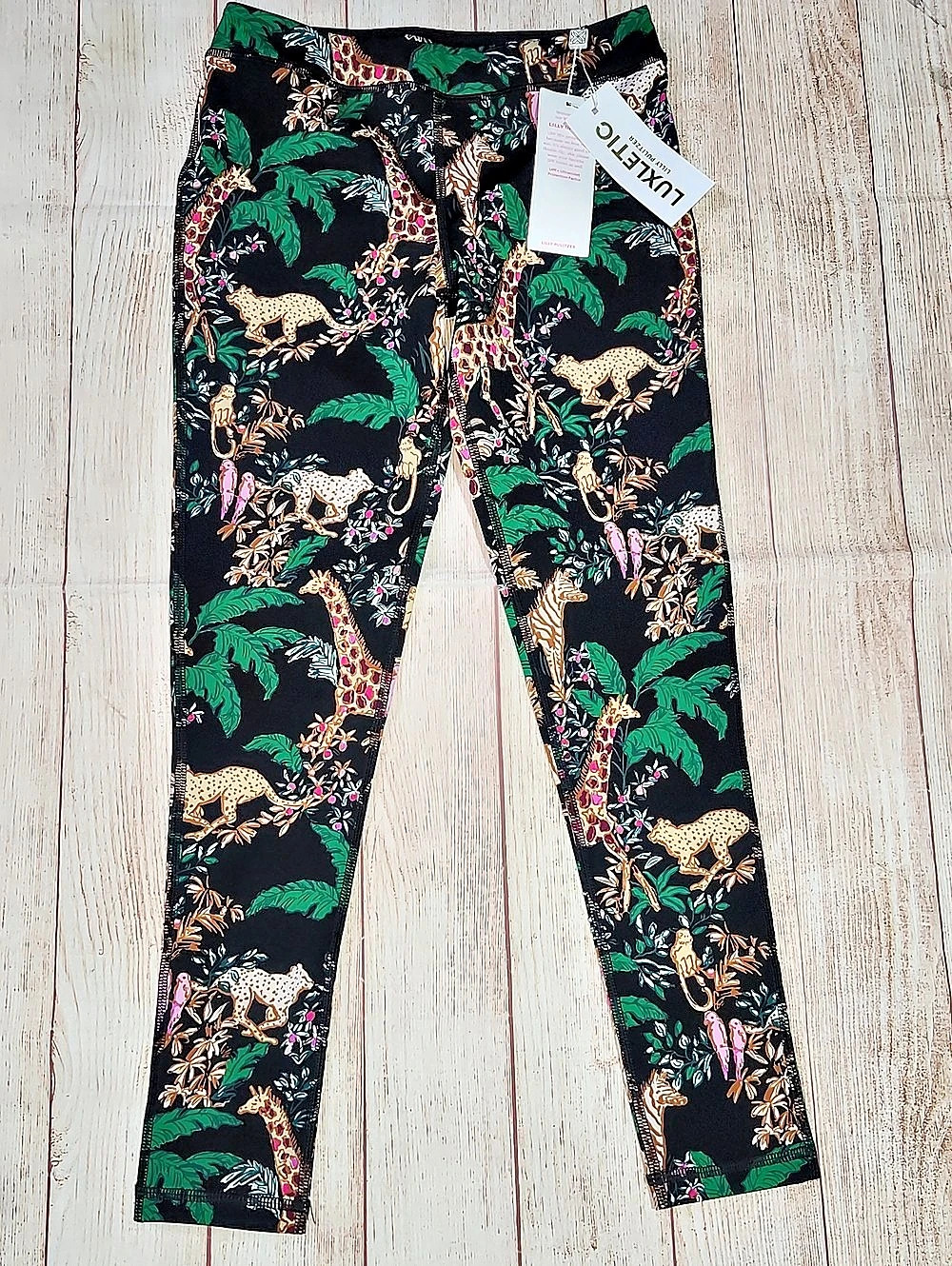 Lilly Pulitzer Luxletic Mini Weekender Legging Dancing In The Moonlight 8-10